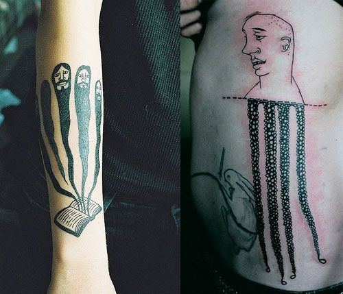 Tattoo Doodles on an arm