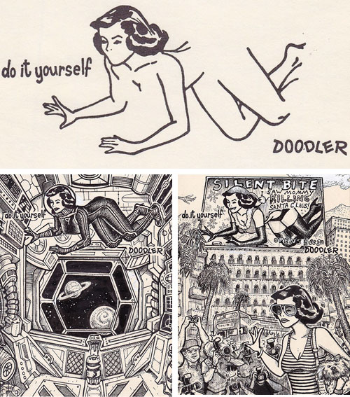 Do it yourself doodler drawing.