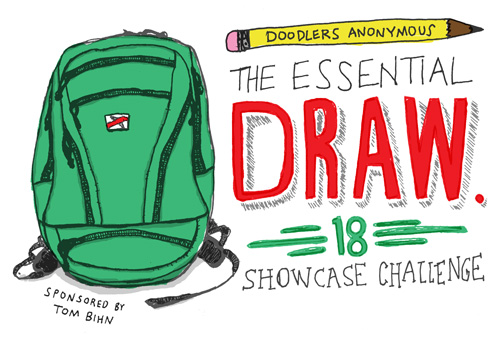 Promotional image for the Essential Draw drawing challenge