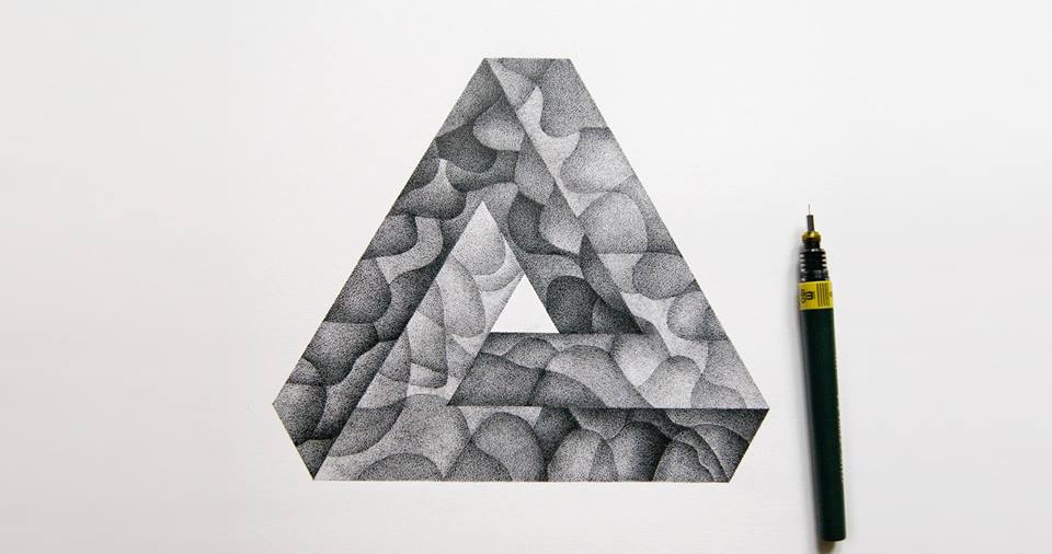 Sketch of a triangle.