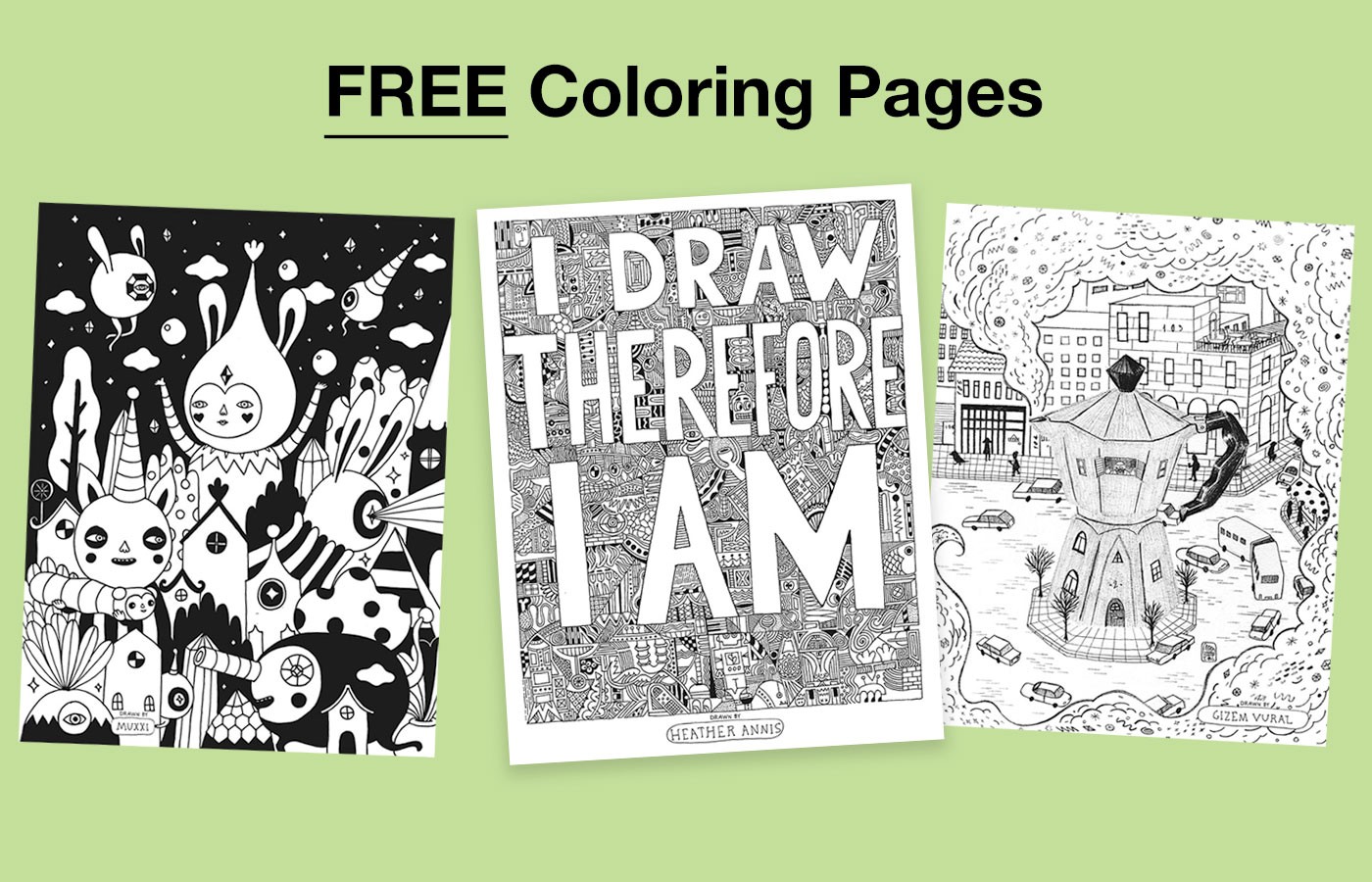 Free coloring book pages.
