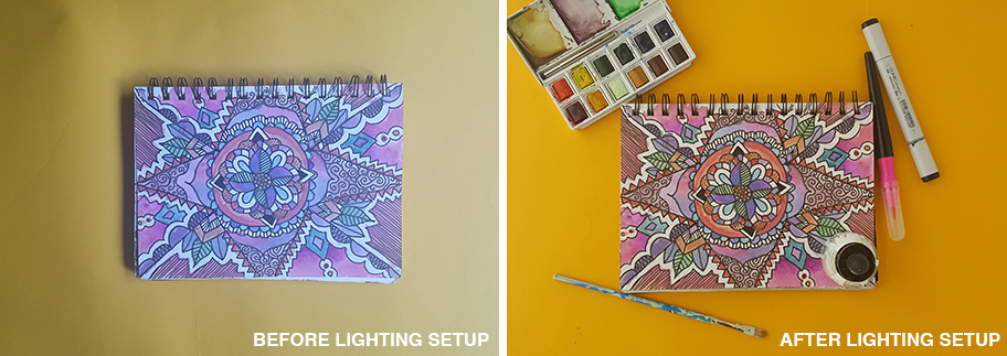 How To Photograph Your Sketchbook Art