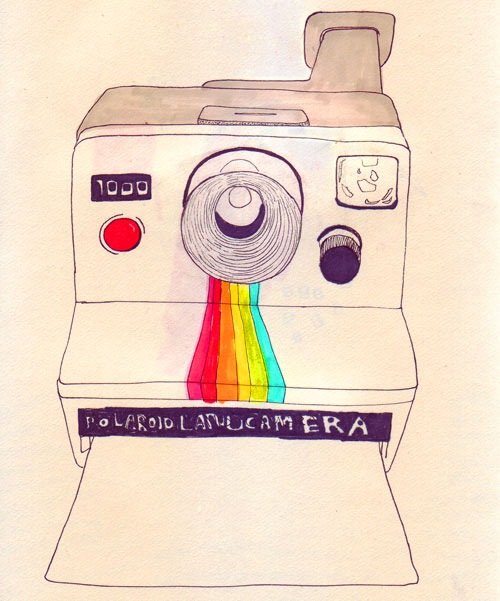 Polaroid Doodle by Anita Esfandiari