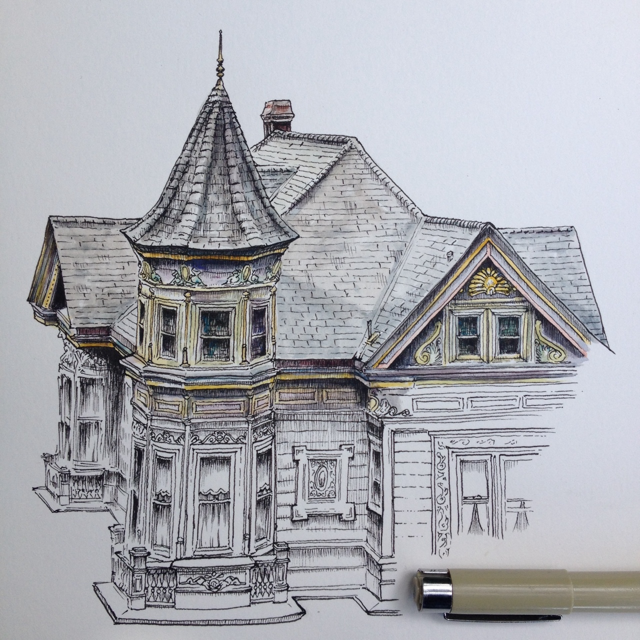 illustrated house