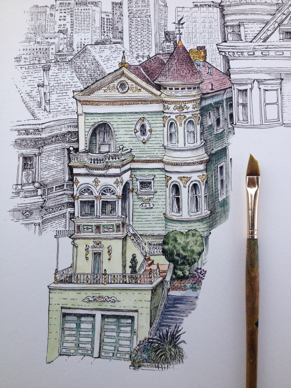 illustrated house