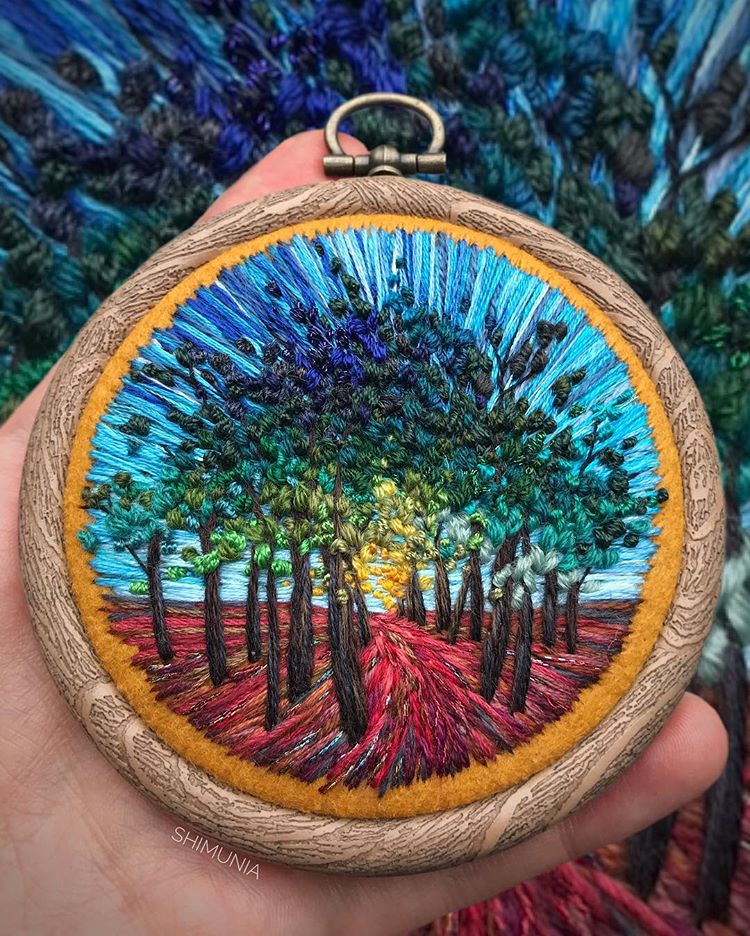 Vera Shimunia embroidery