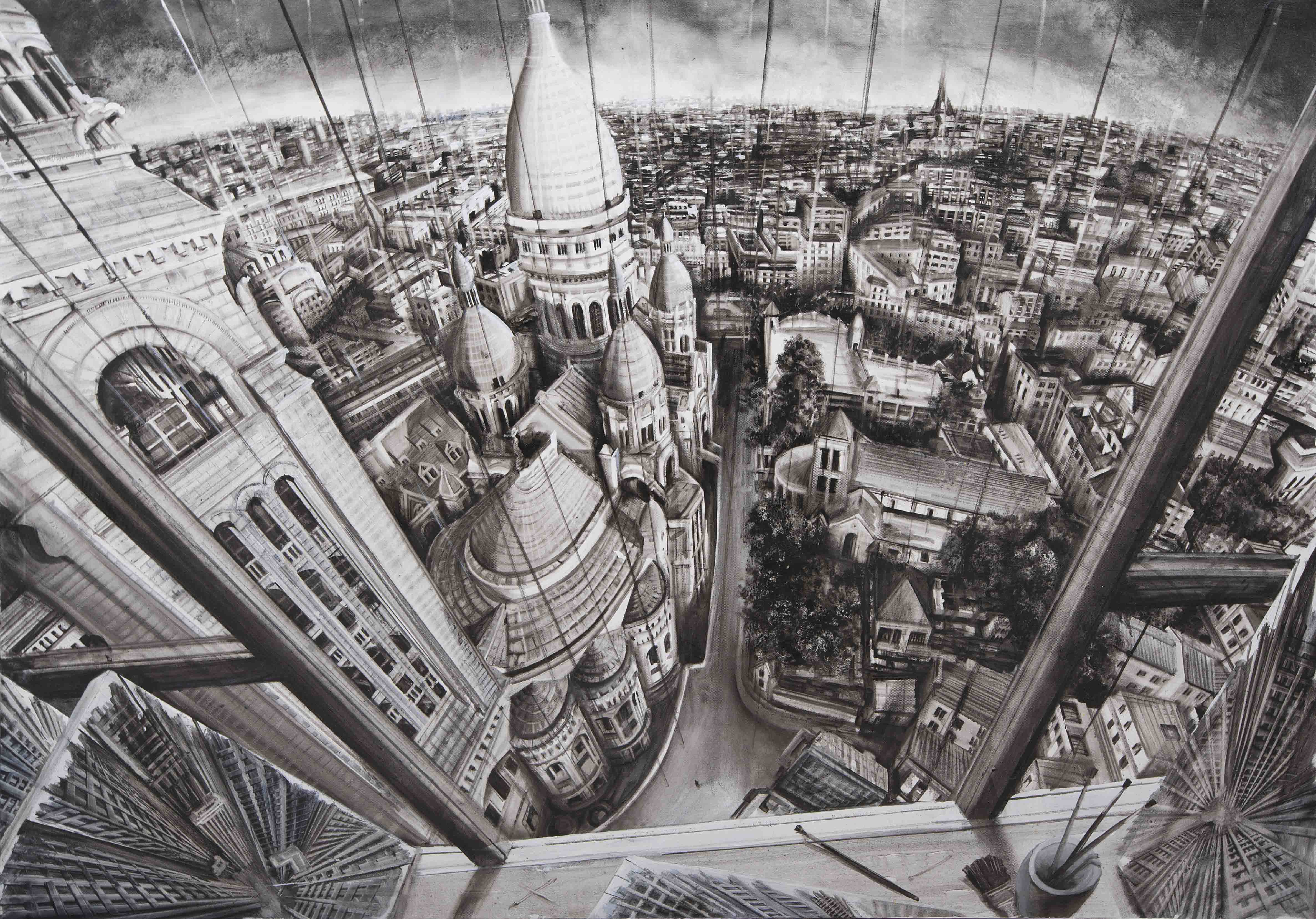 Drawing of a Metropolis