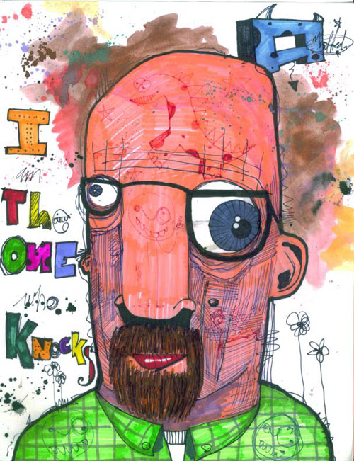 Drawn Walter White by mister anthead