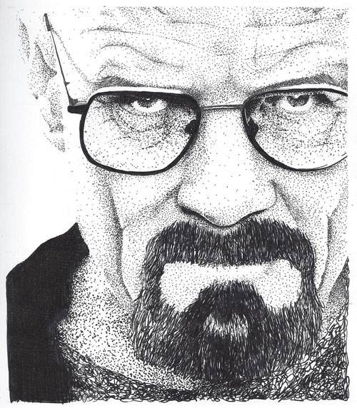 Drawn Walter White by Telescreenager